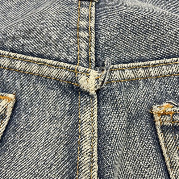 Montgomery Ward Jeans Mens 34x30 Blue Denim Straight Leg Five Pocket Cut 912 - Picture 13 of 16